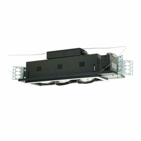JESCO LIGHTING GROUP 3 - Light Double Gimbal Linear Recessed Line Voltage Fixture. MGP30-3WB